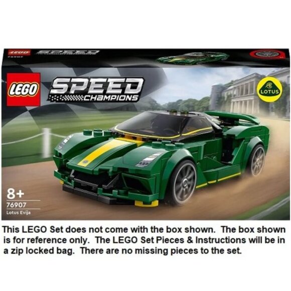 LEGO Speed Champions Lotus Evija #76907   Car Model Building Kit - Picture 1 of 4